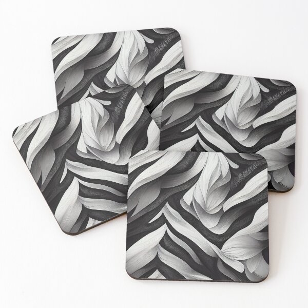 Item preview, Shades of Gray: An Abstract Black and White Pattern designed and sold by HiArtify ❤️.