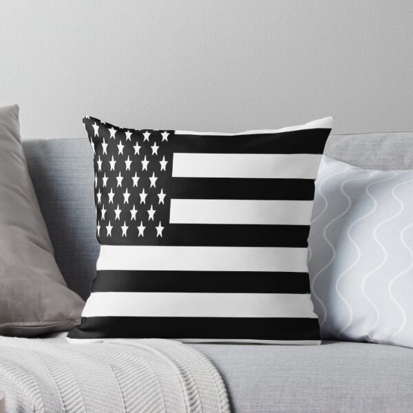 Item preview, Black and White American Flag designed and sold by Prestige313.