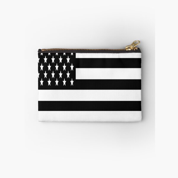 Item preview, Black and White American Flag designed and sold by Prestige313.