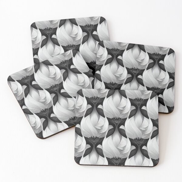 Item preview, Shades of Gray: An Abstract Black and White Pattern designed and sold by HiArtify ❤️.