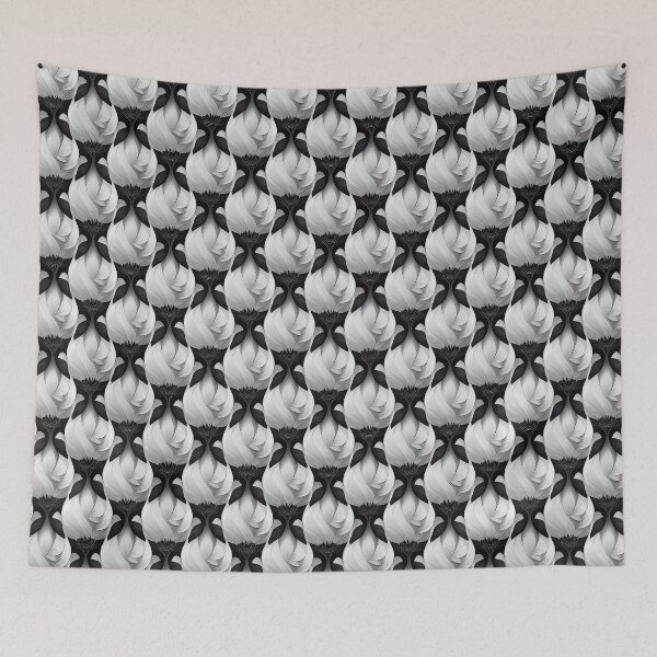 Item preview, Shades of Gray: An Abstract Black and White Pattern designed and sold by HiArtify ❤️.
