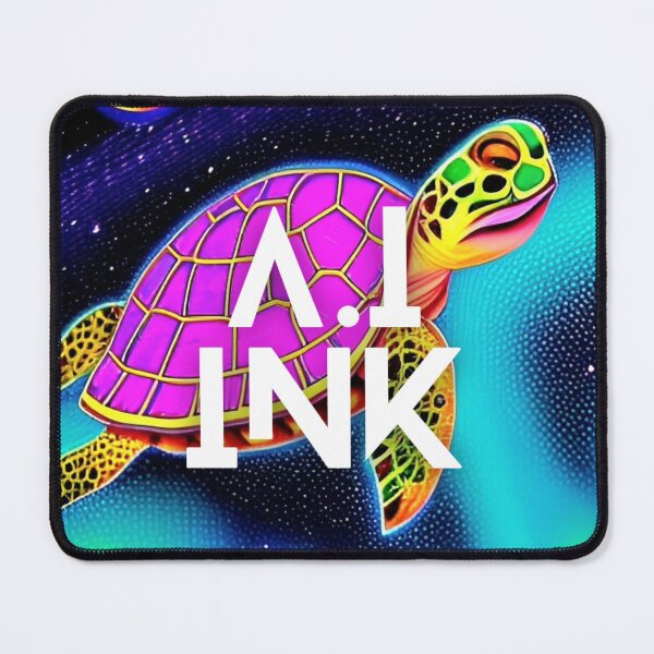 Item preview, A.I INK | Bioluminescence Turtle In Space Aesthetic designed and sold by AI-INK.