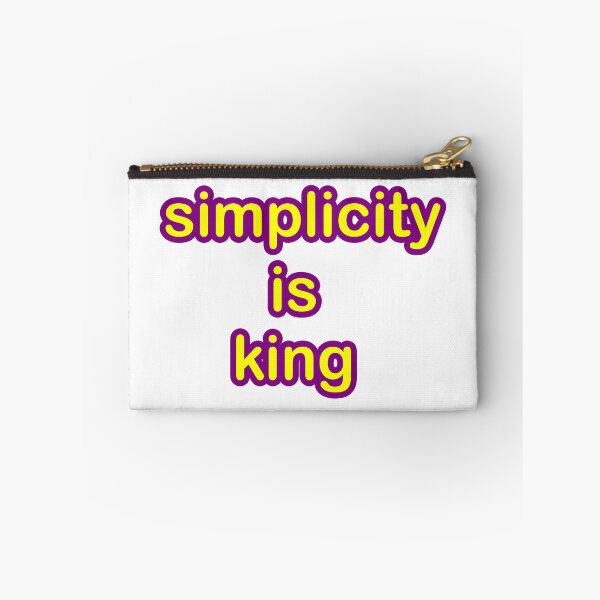 Item preview, Simplicity is King designed and sold by Bro Will Love This.