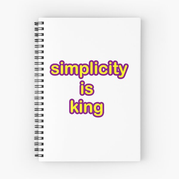 Item preview, Simplicity is King designed and sold by Bro Will Love This.