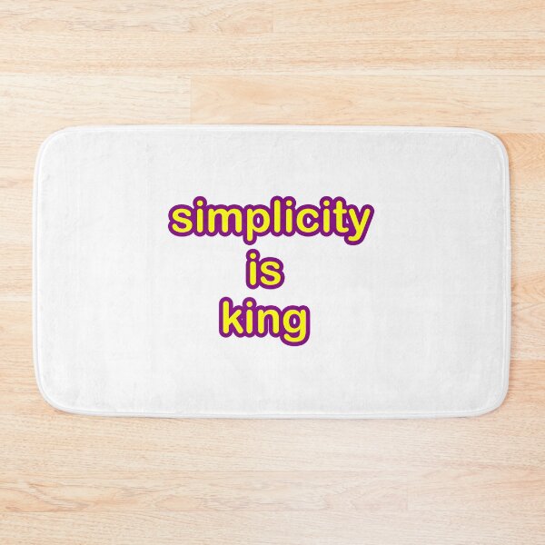 Item preview, Simplicity is King designed and sold by Bro Will Love This.