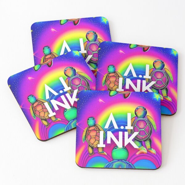 Item preview, A.I INK | Bioluminescence Turtle In Space Aesthetic designed and sold by AI-INK.