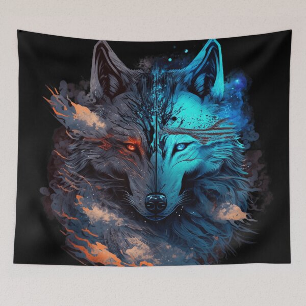 Item preview, Good or Evil Wolf designed and sold by reneromt.