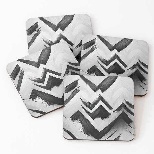 Item preview, Shades of Gray: An Abstract Black and White Pattern designed and sold by HiArtify ❤️.