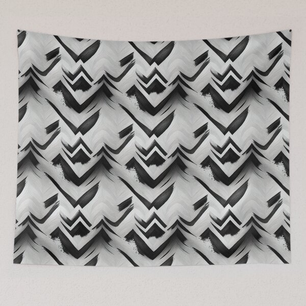 Item preview, Shades of Gray: An Abstract Black and White Pattern designed and sold by HiArtify ❤️.