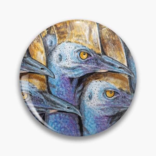 Item preview, Cassowaries by Jim Cox designed and sold by BackyardsforBiodiversity  SEQ Inc.