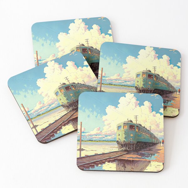 Item preview, Old Japanese Anime Landscape designed and sold by BERKKIZILAY.