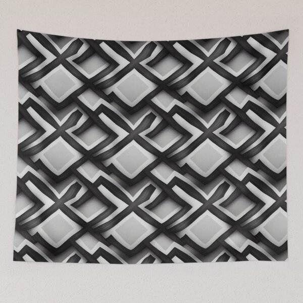 Item preview, Shades of Gray: An Abstract Black and White Pattern designed and sold by HiArtify ❤️.