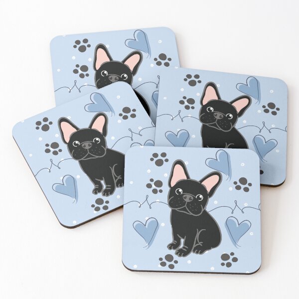 Item preview, LOVE Frenchie French Bulldog - Black designed and sold by Lulupainting.