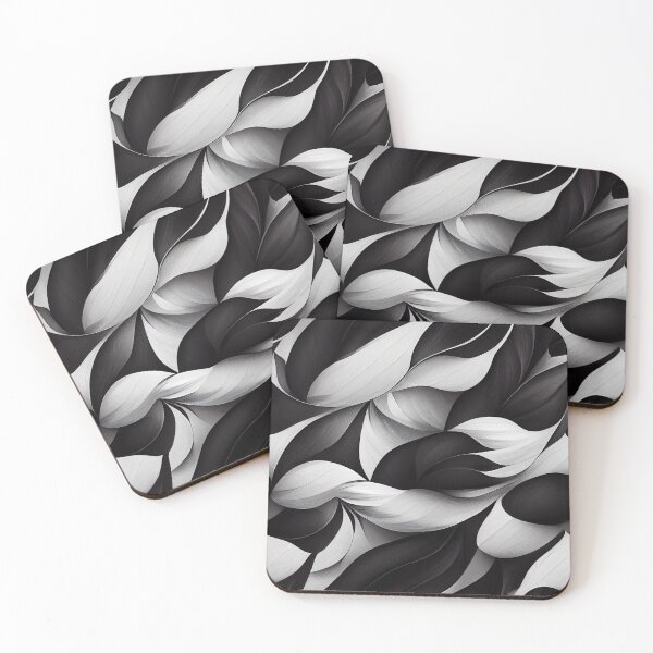 Item preview, Shades of Gray: An Abstract Black and White Pattern designed and sold by HiArtify ❤️.