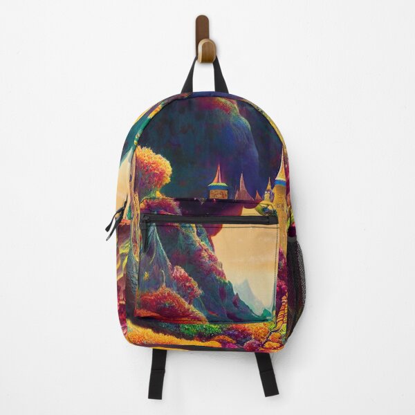 Item preview, a painting of a castle surrounded by trees designed and sold by DesignAtYO.