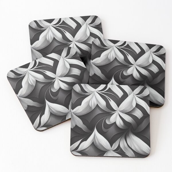 Item preview, Shades of Gray: An Abstract Black and White Pattern designed and sold by HiArtify ❤️.