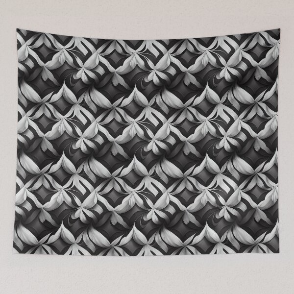 Item preview, Shades of Gray: An Abstract Black and White Pattern designed and sold by HiArtify ❤️.