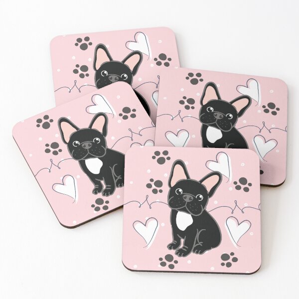 Item preview, LOVE Frenchie French Bulldog - Black and White designed and sold by Lulupainting.