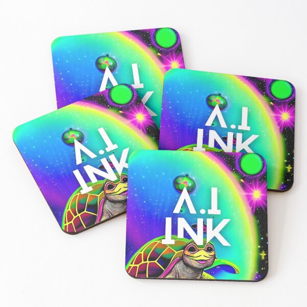 Item preview, A.I INK | Bioluminescence Turtle In Space Aesthetic designed and sold by AI-INK.
