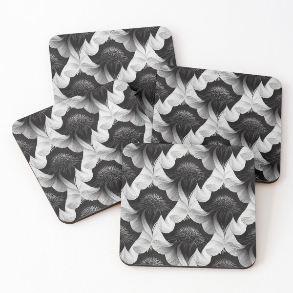 Item preview, Shades of Gray: An Abstract Black and White Pattern designed and sold by HiArtify ❤️.