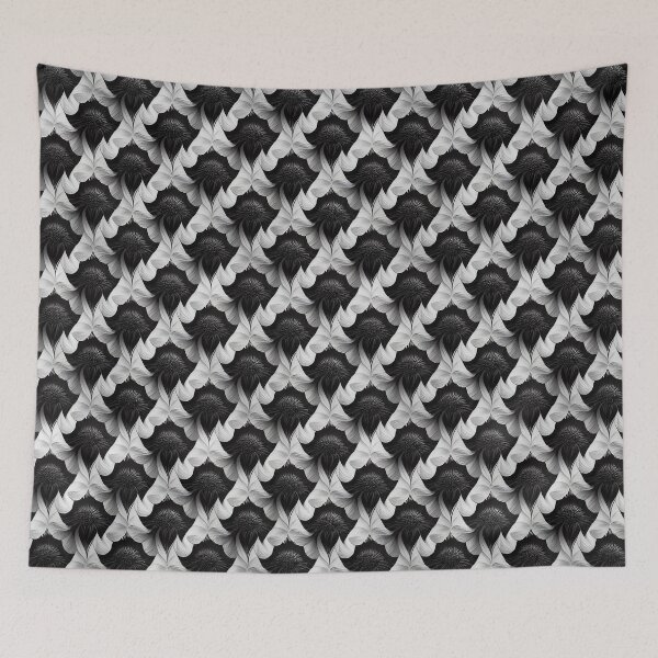 Item preview, Shades of Gray: An Abstract Black and White Pattern designed and sold by HiArtify ❤️.