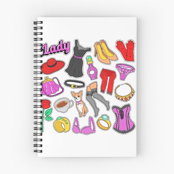 Item preview, Woman Fashion Badges, Patches, Stickers with Clothes and Lingerie. Vector Doodle designed and sold by ivector.