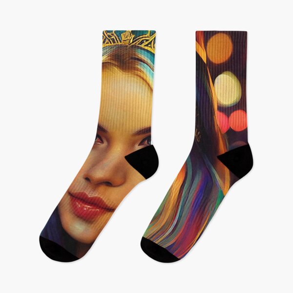 Item preview, a painting of a woman with a crown on her head designed and sold by DesignAtYO.