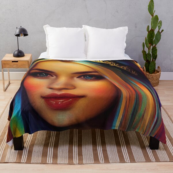 Item preview, a painting of a woman with a crown on her head designed and sold by DesignAtYO.
