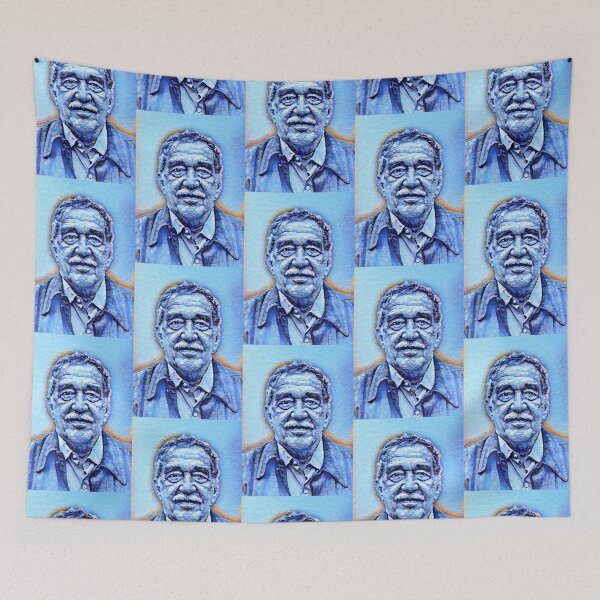 Item preview, Gabriel García Márquez Artwork | Gabriel García Márquez Portrait | Gabriel García Márquez Wall Art  designed and sold by Suyogsonar25.