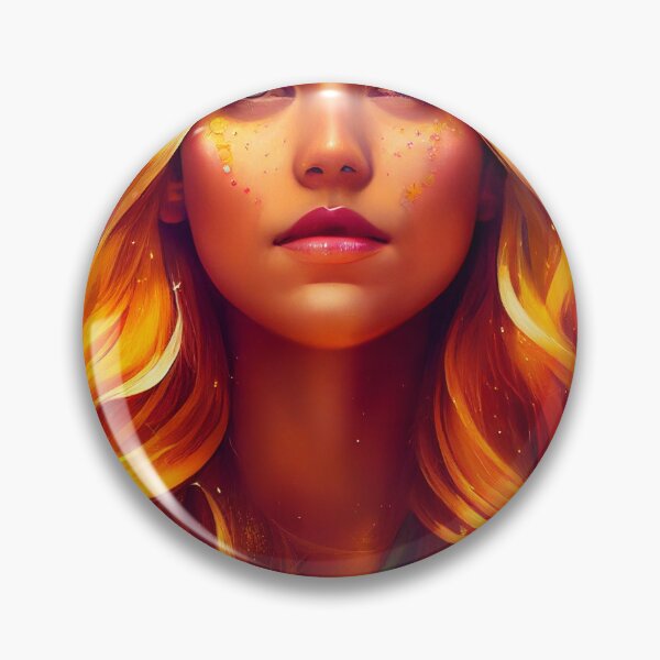 Item preview, a painting of a woman with long blonde hair designed and sold by DesignAtYO.