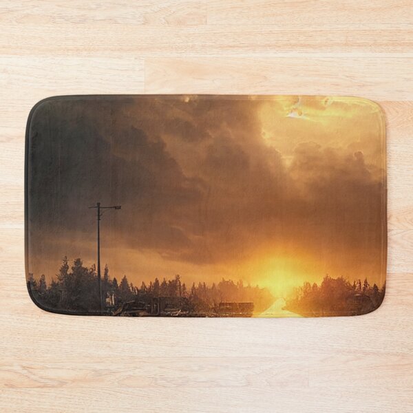 Item preview, AN EMPTY STREET WITH SUNSET AT THE END OF THE WORLD designed and sold by chatzous.