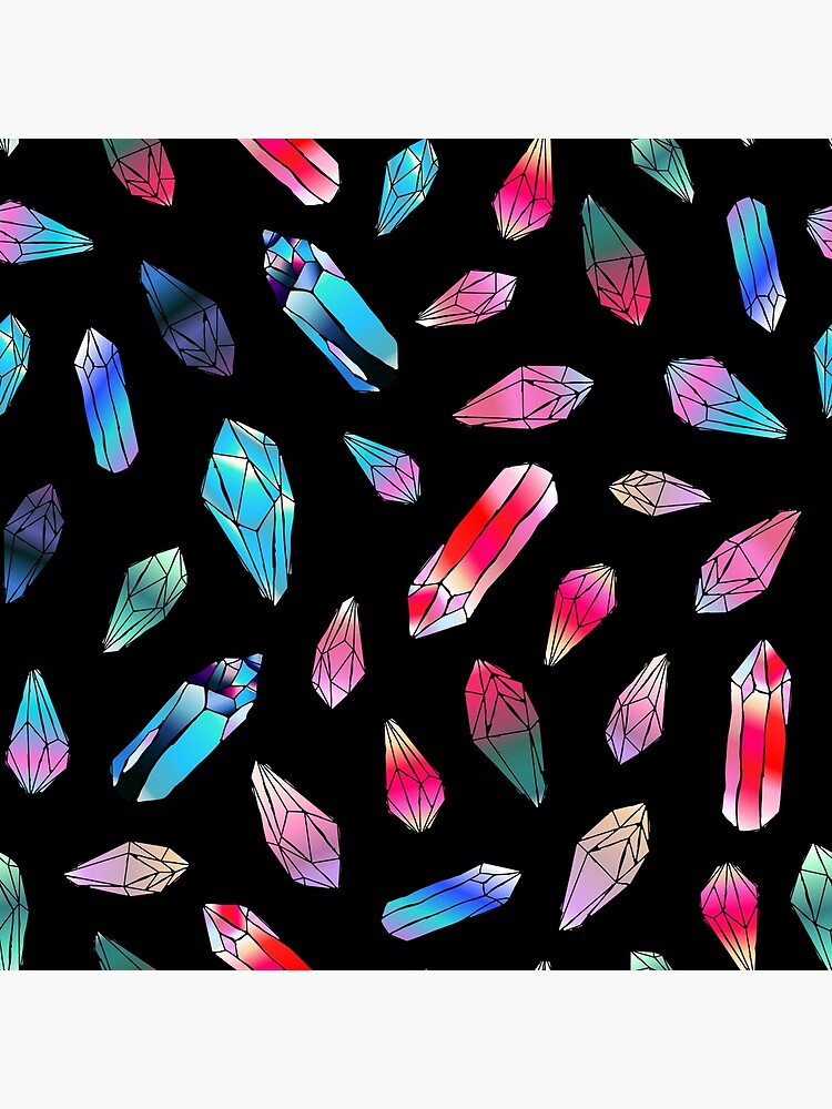 Crystals Stickers by Marina Demidova, Redbubble