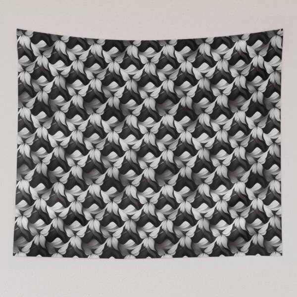 Item preview, Shades of Gray: An Abstract Black and White Pattern designed and sold by HiArtify ❤️.