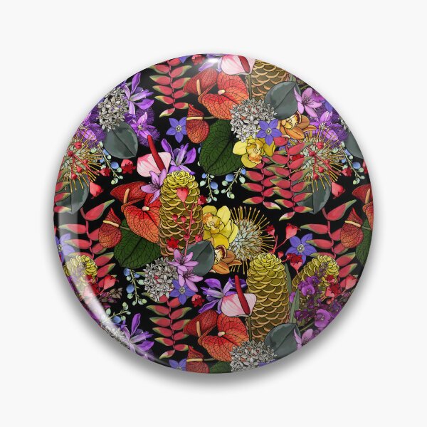Item preview, Australian Tropical Summer Wildflower Florals Pattern designed and sold by Sketchbook Designs.