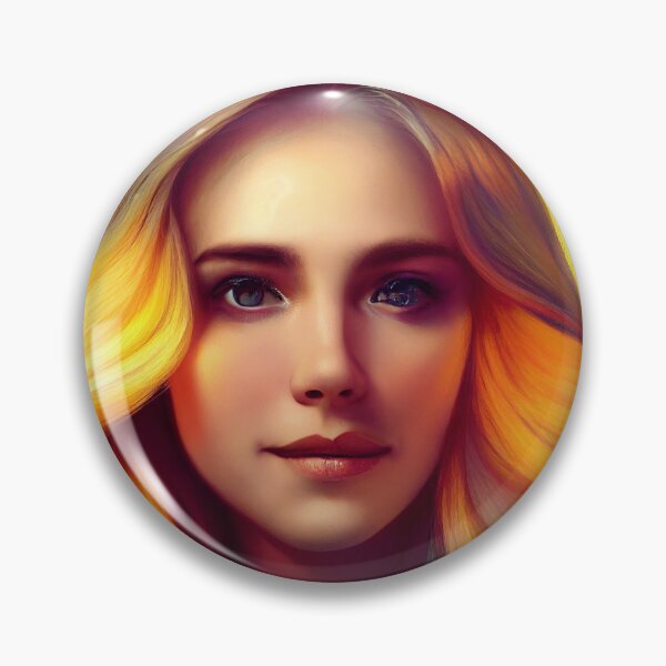 Artikelvorschau, ein Gemälde einer Frau mit langen blonden Haaren entworfen und verkauft von DesignAtYO.