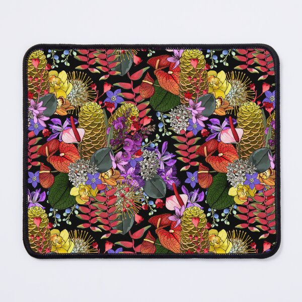 Item preview, Australian Tropical Summer Wildflower Florals Pattern designed and sold by Sketchbook Designs.