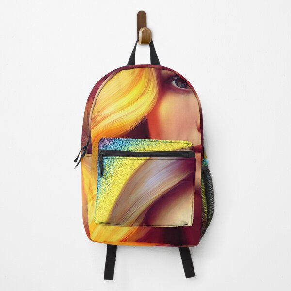 Item preview, a painting of a woman with long blonde hair designed and sold by DesignAtYO.