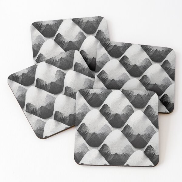 Item preview, Shades of Gray: An Abstract Black and White Pattern designed and sold by HiArtify ❤️.