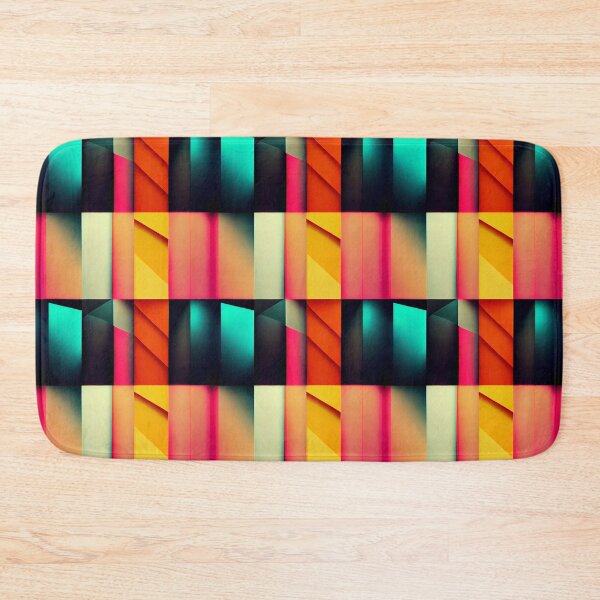 Item preview, Neon Dreams: A Bold and Colorful Retro-Inspired Pattern designed and sold by HiArtify ❤️.