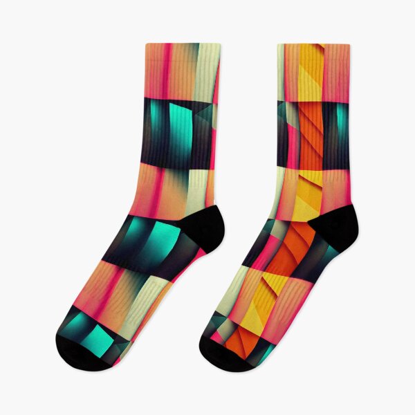 Item preview, Neon Dreams: A Bold and Colorful Retro-Inspired Pattern designed and sold by HiArtify ❤️.