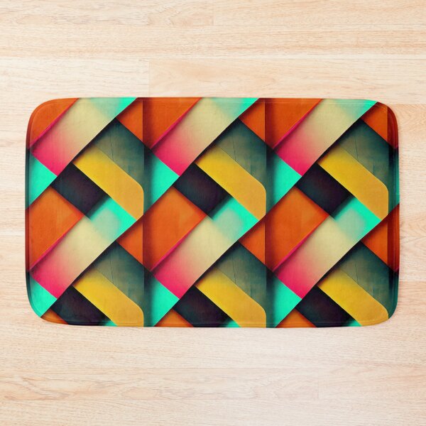 Item preview, Neon Dreams: A Bold and Colorful Retro-Inspired Pattern designed and sold by HiArtify ❤️.