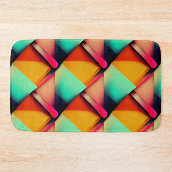 Item preview, Neon Dreams: A Bold and Colorful Retro-Inspired Pattern designed and sold by HiArtify ❤️.