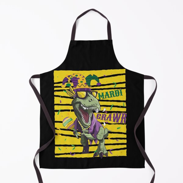 Item preview, Mardi Gras Dabbing T Rex Dinosaur Mardi Grawr Bead Costume designed and sold by CoolCreative.