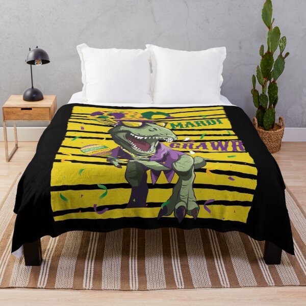 Item preview, Mardi Gras Dabbing T Rex Dinosaur Mardi Grawr Bead Costume designed and sold by CoolCreative.