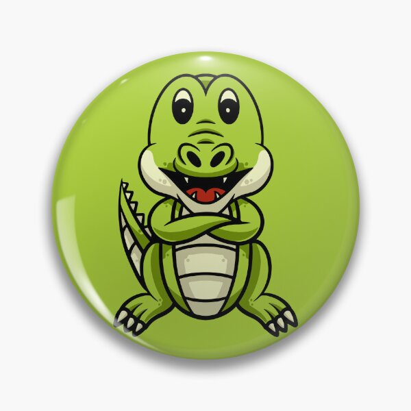 Item preview, Cute Crocodile Smiling designed and sold by cubbone.