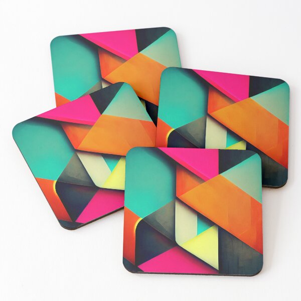 Item preview, Neon Dreams: A Bold and Colorful Retro-Inspired Pattern designed and sold by HiArtify ❤️.