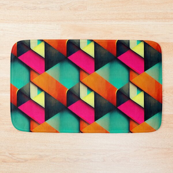 Item preview, Neon Dreams: A Bold and Colorful Retro-Inspired Pattern designed and sold by HiArtify ❤️.