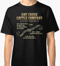 Hat Creek Cattle Company Sign Classic T-Shirt