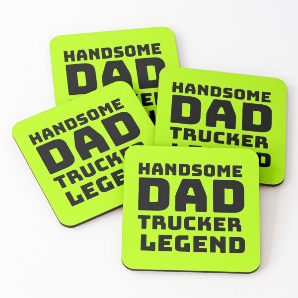 Item preview, Handsome Dad Trucker Legend  designed and sold by designerpriti.