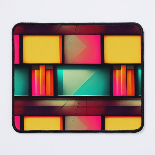 Item preview, Neon Dreams: A Bold and Colorful Retro-Inspired Pattern designed and sold by HiArtify ❤️.